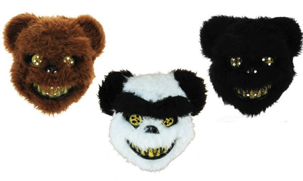 MASK SCARY BEAR 26X22CM 3ASST